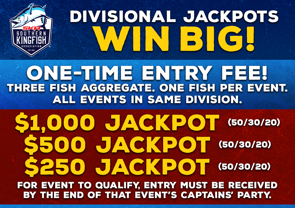 WIN BIG with Divisional Jackpots